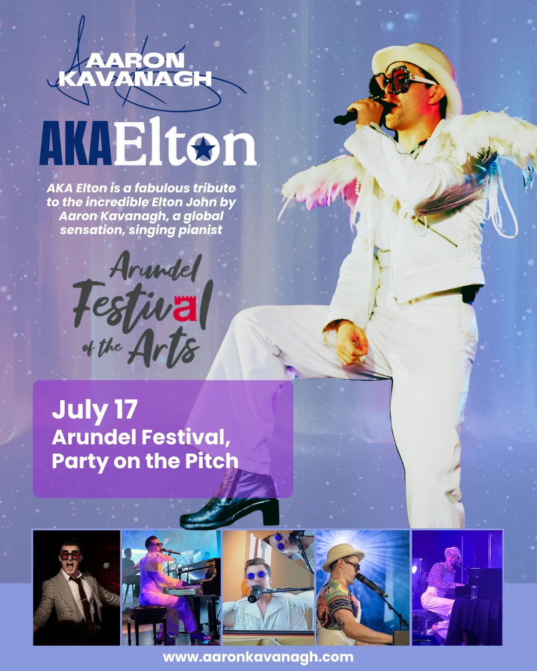 AKA Elton - Arundel Festival Of The Arts; Party on the Pitch! image